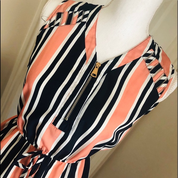 J For Justify Multicolored Striped Dress - Picture 2 of 4